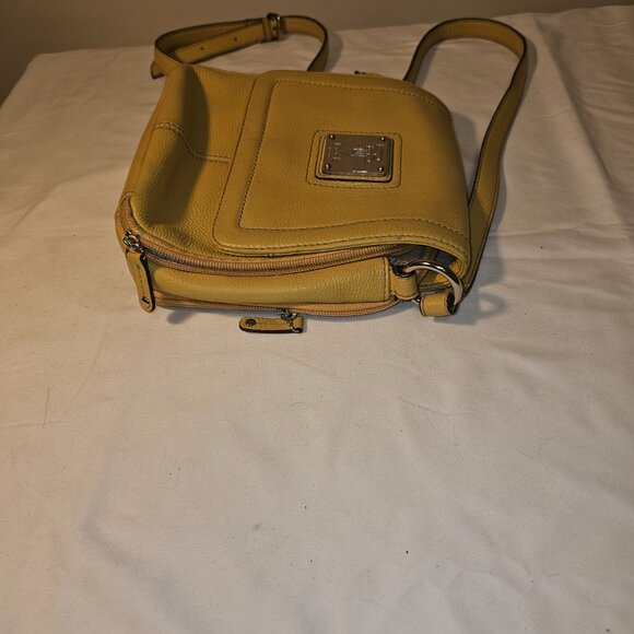 Tignanello - golden yelllow leather bag - Picture 3 of 7